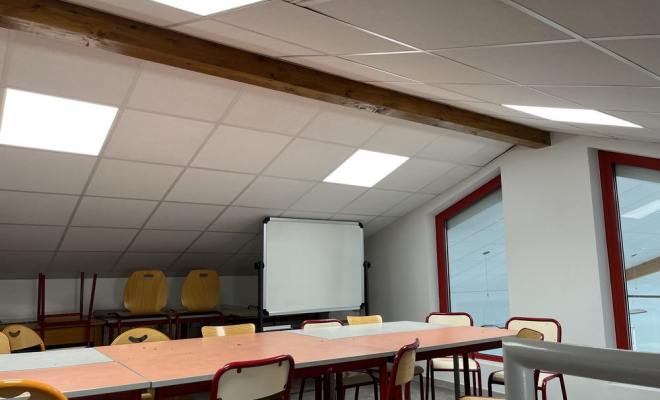 Restaurant scolaire, Bourgoin-Jallieu, Lévèque Électricité