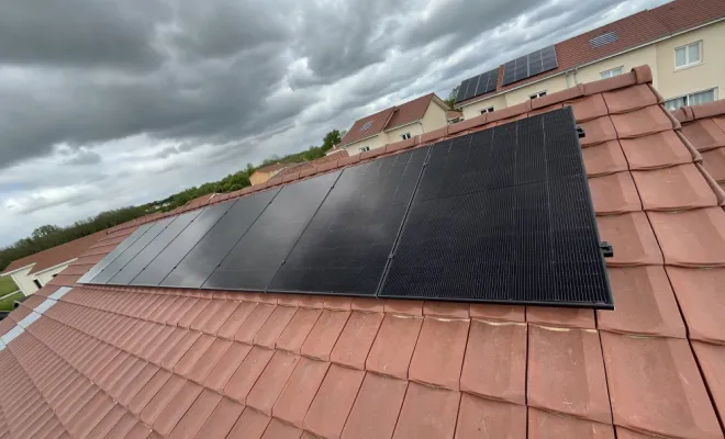 panneaux solaires en toiture