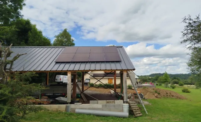 Installation de panneaux photovoltaïques avec notre partenaire Sun Part à Bourgoin-jallieu